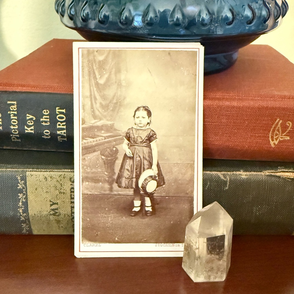 Civil War CDV photograph - little girl